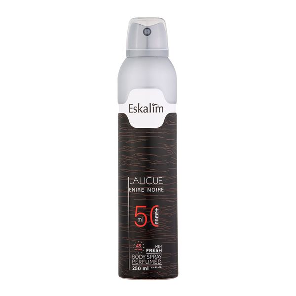 1723462548_3sVnmH بادی اسپری اسکالیم مردانه لالیک نوآق ESKALIM BODY SPRAY LALIQUE NOIR 250ML - Image 1