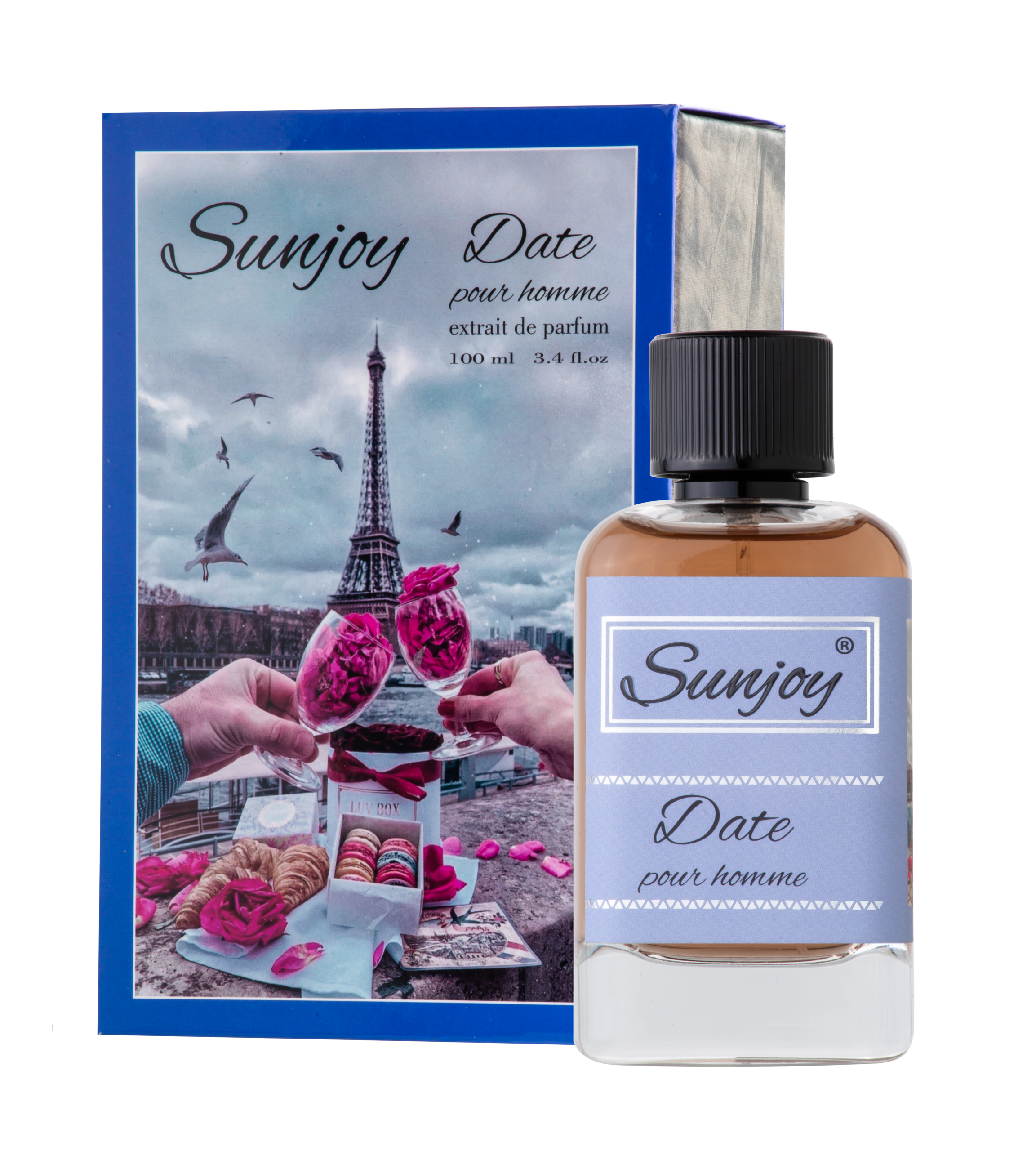 IMG_6568-1 اکستریت د پرفیوم مردانه سانجوی دیت SUNJOY DATE EXTRAIT DE PARFUM 100ML MEN - Image 1