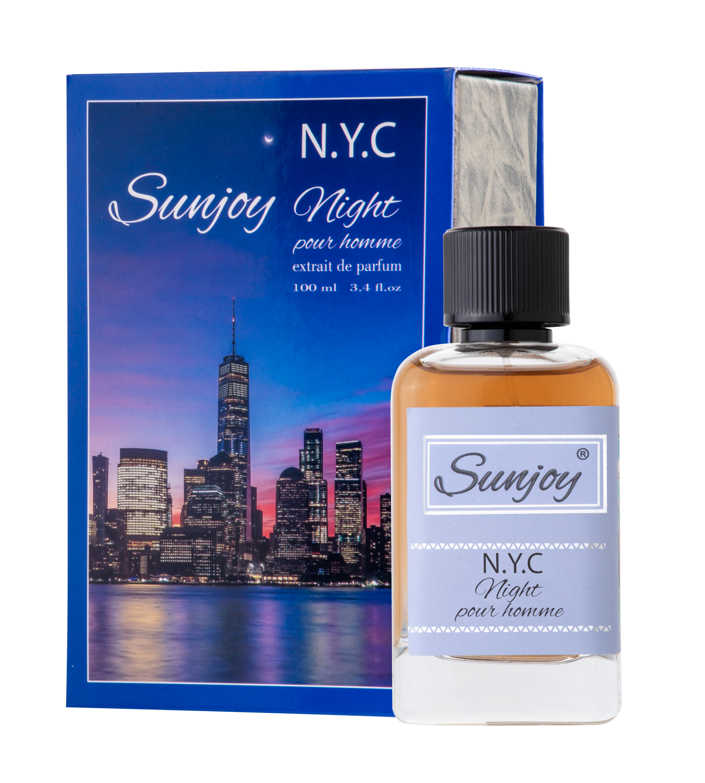 IMG_6574 اکستریت د پرفیوم مردانه سانجوی نیویورک سیتی نایت SUNJOY N.Y.C NIGHT EXTRAIT DE PARFUM 100ML MEN - Image 1