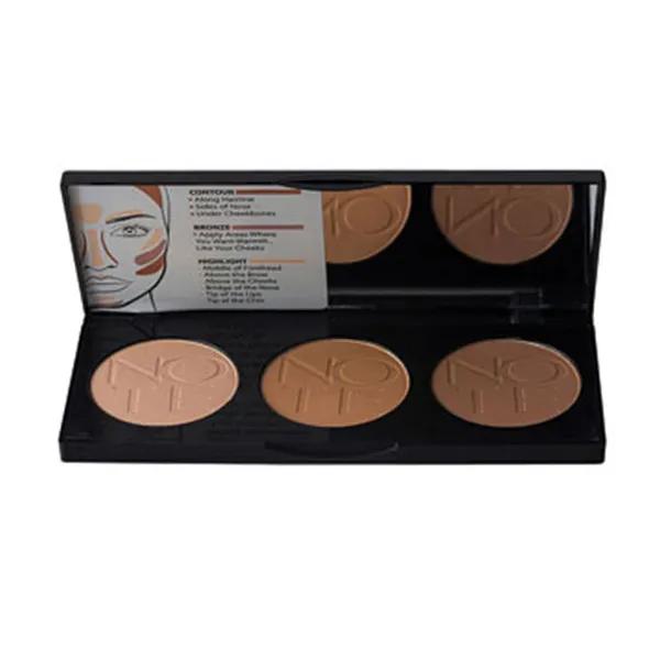 02 پالت کانتور پرفکتینگ پودری شماره 01 نوت Perfecting Contouring Powder Palette NOTE - Image 1