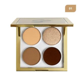 SO BEAUTY COSMETIC - EYES - COSMIC EYES - EYESHADOW X4 - 01 ( BEIGE NUDE )